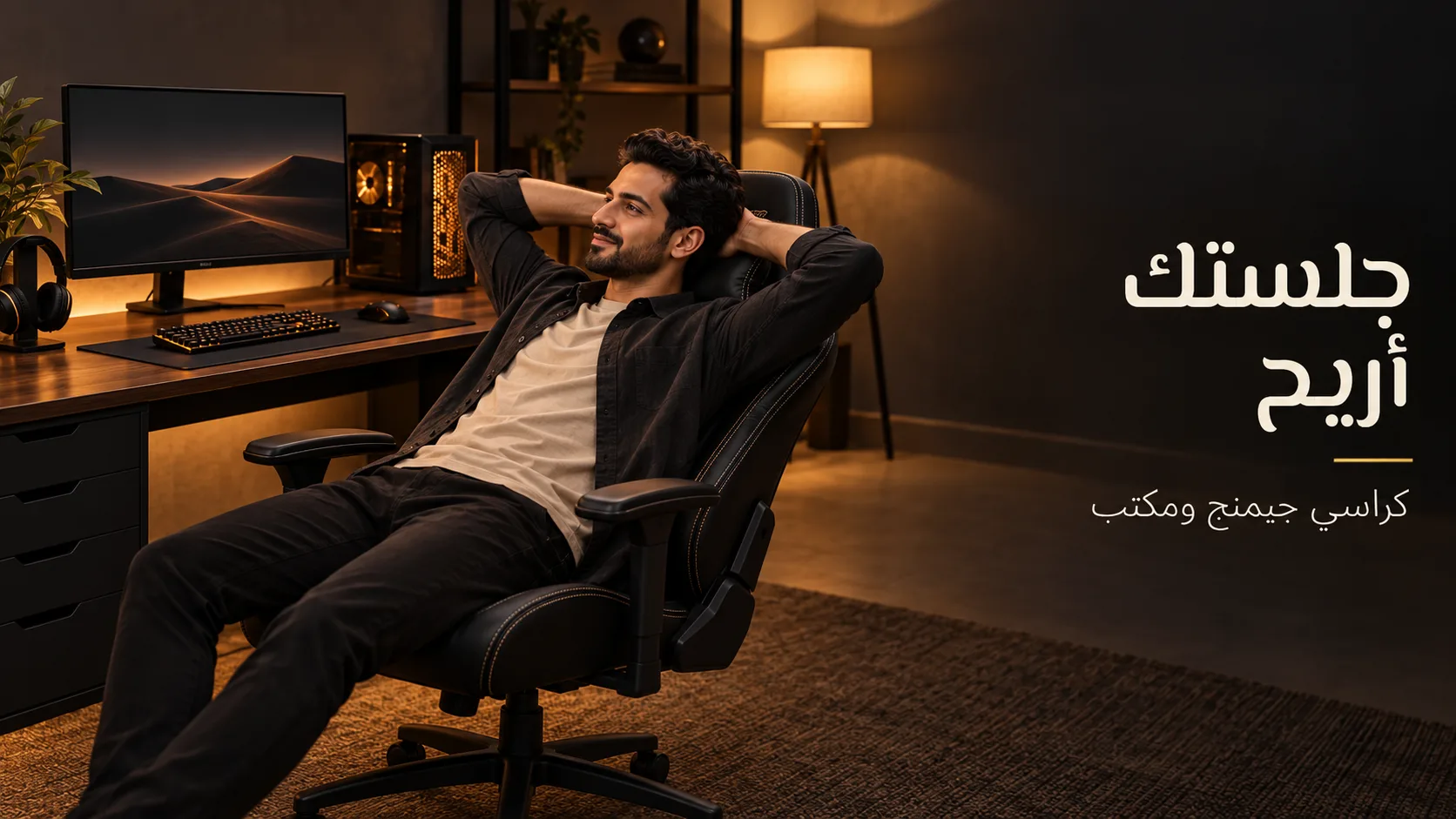 الكراسي: كراسي جيمنج ومكتب