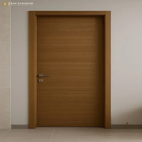باب داخلي خشبي مودرن قشرة سنديان