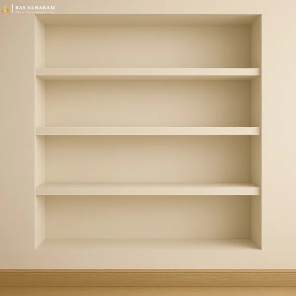 مكتبة خفيفة من حديد و خشب