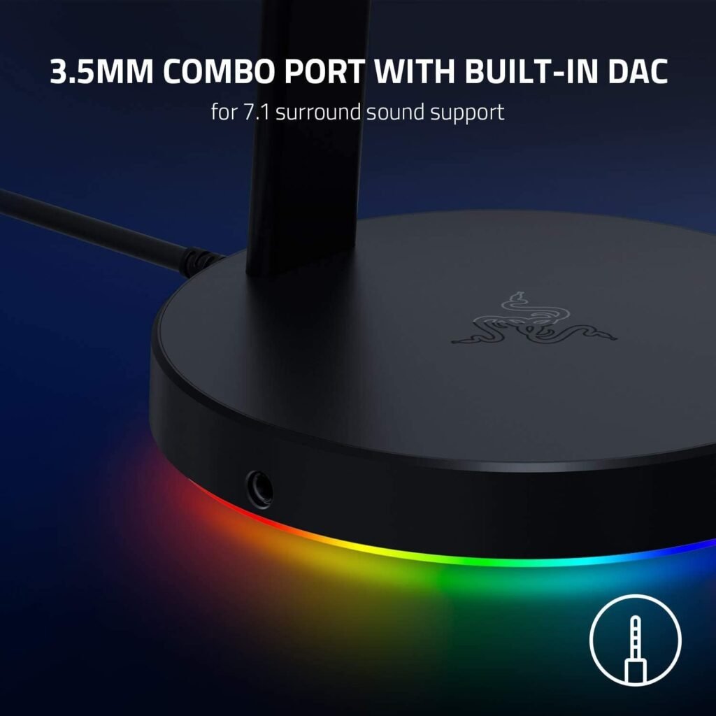 حامل سماعة Razer Base Station V2 Chroma — صورة 2