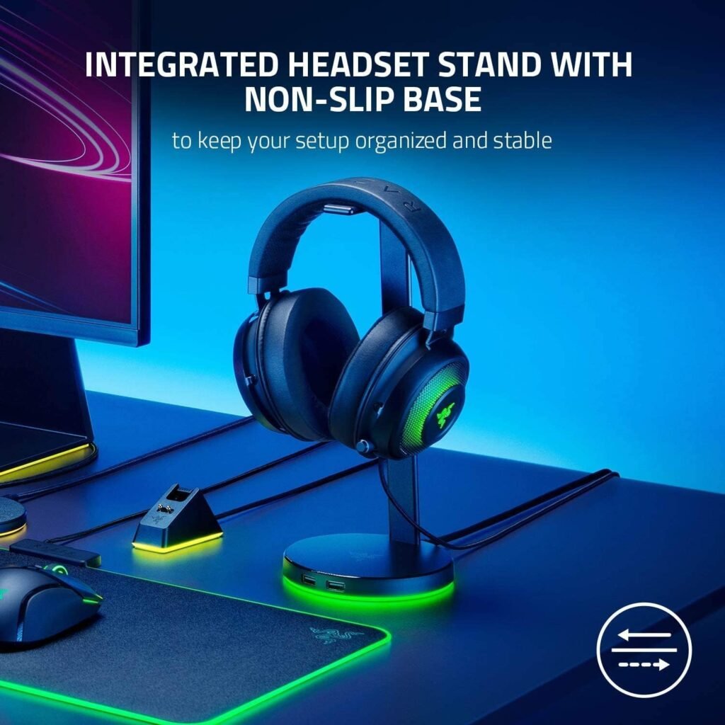 حامل سماعة Razer Base Station V2 Chroma — صورة 4