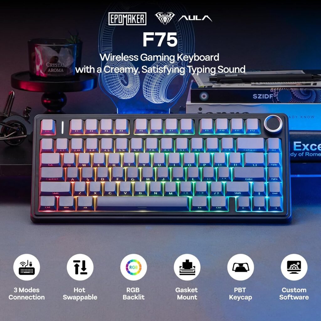 كيبورد قيمنق Epomaker x Aula F75 — صورة 2